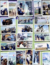1939 WILLS CIGARETTES LIFE IN THE ROYAL NAVY 25 DIFFERENT TOBACCO CARD LOT picture