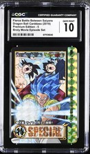 2019 Premium Edition #5 Fierce Battle Between Saiyans CGC 10 picture