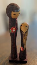 Japanese Sosaku Creative Couple Kokeshi Award-Winning Artist Tamura Chie picture