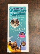 2008 Geauga Lake Wildwater Kingdom Ohio park map brochure guide Rare Vintage picture