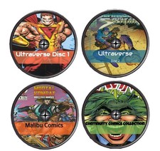 4 ARCHIVAL DVD ROMS COMICS Utraverse Malibu and Continuity comics  picture