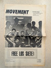The Movement. November 1969. Underground Newspaper. SNCC. Black Panthers. VG picture