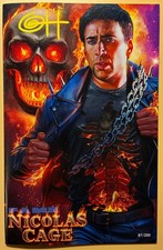 Fame: Nicholas Cage Signed by Greg Horn Trade Dress LTD 87/200 Ghost rider picture
