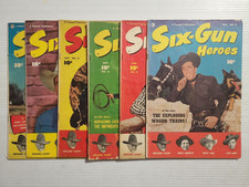 Six-Gun Heroes Fawcett Western Comic Lot #8,13,14,15,17,19 picture