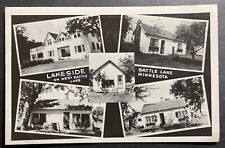 Lakeside on West Battle Lake Battle Lake Minnesota multi-view RPPC 1952 picture