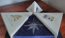 Swarovski Crystal figurines Christmas STAR Ornament 1995 BOX COA MINT picture