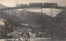 J17/ Georgetown Colorado RPPC Postcard c1910 High Bridge Railroad Loop 286 picture