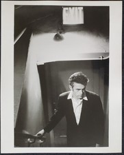 1954 James Dean ABC Studios NY Roy Schatt 8x10 Candid Portrait Photograph picture