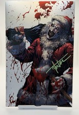 Terrifier Orbit Birth of Slasher #1 Kirkham Signed White Virgin COA LTD 100 picture