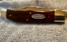 Vintage 1998 KA-BAR Collectors Club CK-98 Folding Hunter Brown Bone Knife #3204 picture