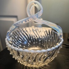 Jefferson Glass Opalescent Hobnail 6x5.5