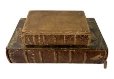 Rare 2 Early Swedish Religious Books 1917 Bibeln Bible & 1937 Psalmboken Leather picture