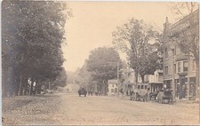 RPPC Morrisville New York Street Scene 1906 Business District picture