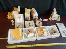 Hummel Goebel figures plates figurines mini plate lot Playmates Chick Girl + picture