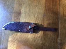 Vintage Othello Hunting Leather Knife Sheath Germany Used picture