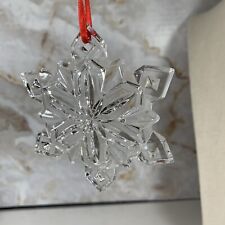 Mikasa Crystal Germany Snowflake Ornament 3.5