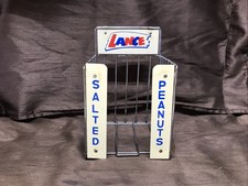 Vintage Lance Salted Peanut Wire Rack Advertising Display Stand  picture