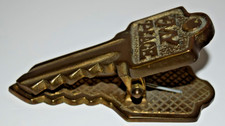 Vintage Penco Brass Paper Weight Letter Paper Holder 