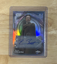 Topps 2025 Topps Chrome Star Wars Bail Organa #130 Benjamin Bratt Auto picture