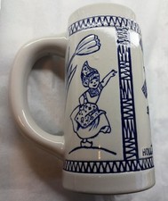 Vintage Holland Michigan Ceramarte Beer Stein Made in Brazil Tall Windmill Dutch picture