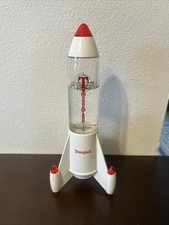 Vintage 90s Disneyland Tomorrowland Mini Tornado Rocket Lamp RARE 11.5”x5”  picture