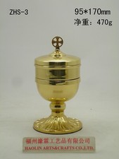 Generic ZHS-3 Christian Catholic Church Priest large size Brass cup 6.69