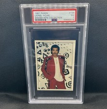 1987 Lionel Richie Panini Smash Hits Collection PSA 7 Music Card Concert picture
