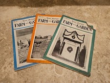 New Jersey NJ Farm and Garden Magazine 1935 36 3 issues dairy poultry Market picture