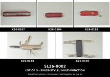 Lot 5 Swiss Army Style Multi Tool Pocket Knives Victorinox Switzerland China picture