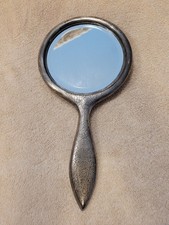 Anthropologie Vintage Paisley Silver Hand Mirror 10.5