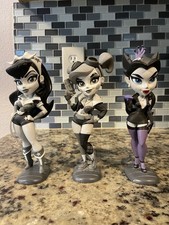 Cryptozoic DC Bombshells Noir Sketch Wonder Woman Harley Quinn Catwoman Lot 3 picture