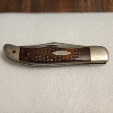 Case XX 6265-SAB 2-Blade Pocketknife Stainless Clip Point Wood Handle picture
