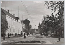 Trondheim Norway Stiftsgården Royal Residence Street RPPC 25 Ore Stamp 1946 picture