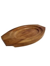 vtg Carved Wood Tray Paulco Japan Fruit Tray Wood Serving Tray picture