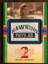 2019 Topps Stranger Things 2 #CP-NWP Nancy Wheeler Hawkins Patch GREEN 16/50 picture