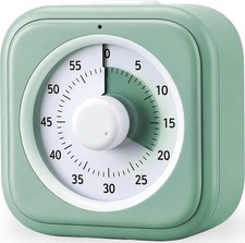 60 Minute Visual Timer for Kids Silent Countdown Green picture