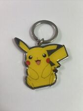Official Pokemon Pikachu Sitting Yellow Enamel Keychain Keyring picture