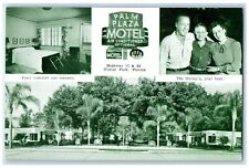 c1953 Multiview Palm Plaza Motel Orlando Avenue Winter Park Florida FL Postcard picture