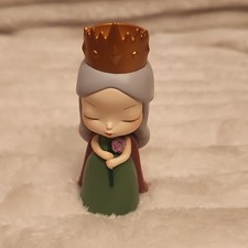 Little Prince Princess Royalty Figurine Painted Multicolor Plastic Boxed 1pk picture