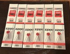 (12) Genuine Zippo Flint & Wick Packs (6) Wicks, (6) Flints (36-total Flints) picture