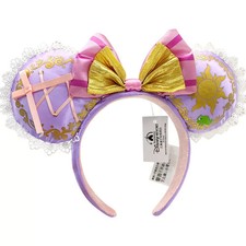 Disney Parks Rapunzel Tangled Pascal Mickey Ears Minnie Headband Disneyland 2025 picture