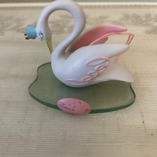 RARE Mattel 2003 Barbie Swan Lake Odette (the White Swan) with crown on ice picture