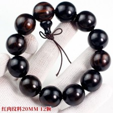 20mm*12 Natural Wood Mala Buddhist Beads Men Fashion Jewelry Lucky Big Bracelet picture