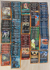 1995 Rage Wereworlf CCG  / 22 Character Cards / 69 Combat Cards / 99 Sept Cards picture