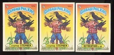 1986 Topps GPK #131a,b STUFFED STEPHAN/ RUTHERFORD B. HAY Glossy picture