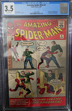 Marvel Comics Amazing Spider-Man #4 (1963) CGC 3.5 Stan Lee Steve Ditko picture