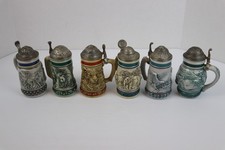 VTG Avon Endangered Species Mini Stein Zebra Panda Leopard Elephant Eagle Whale picture
