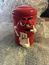M&M Red Candy Jar With Lid picture