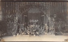 C92/ Ruthton? Minnesota Mn RPPC Postcard c1910 Harvest Festival Church Interior picture