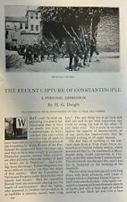 1909 Recent Capture of Constantinople Turkey illustrated picture